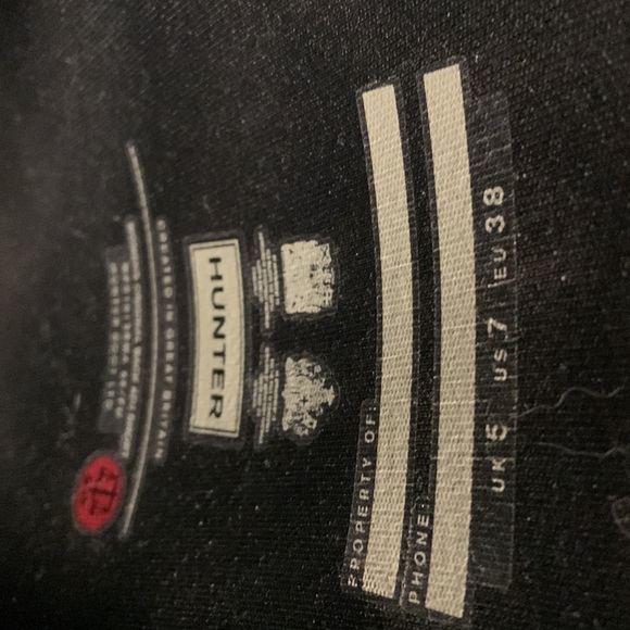 Hunter Women’s original back adj short boots Size 7 color Firth/Atlantis - Picture 11 of 15